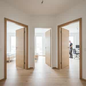 Nach der Türmontage