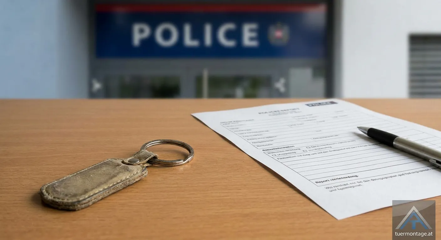 Polizeianzeige wegen verlorener Schlüssel