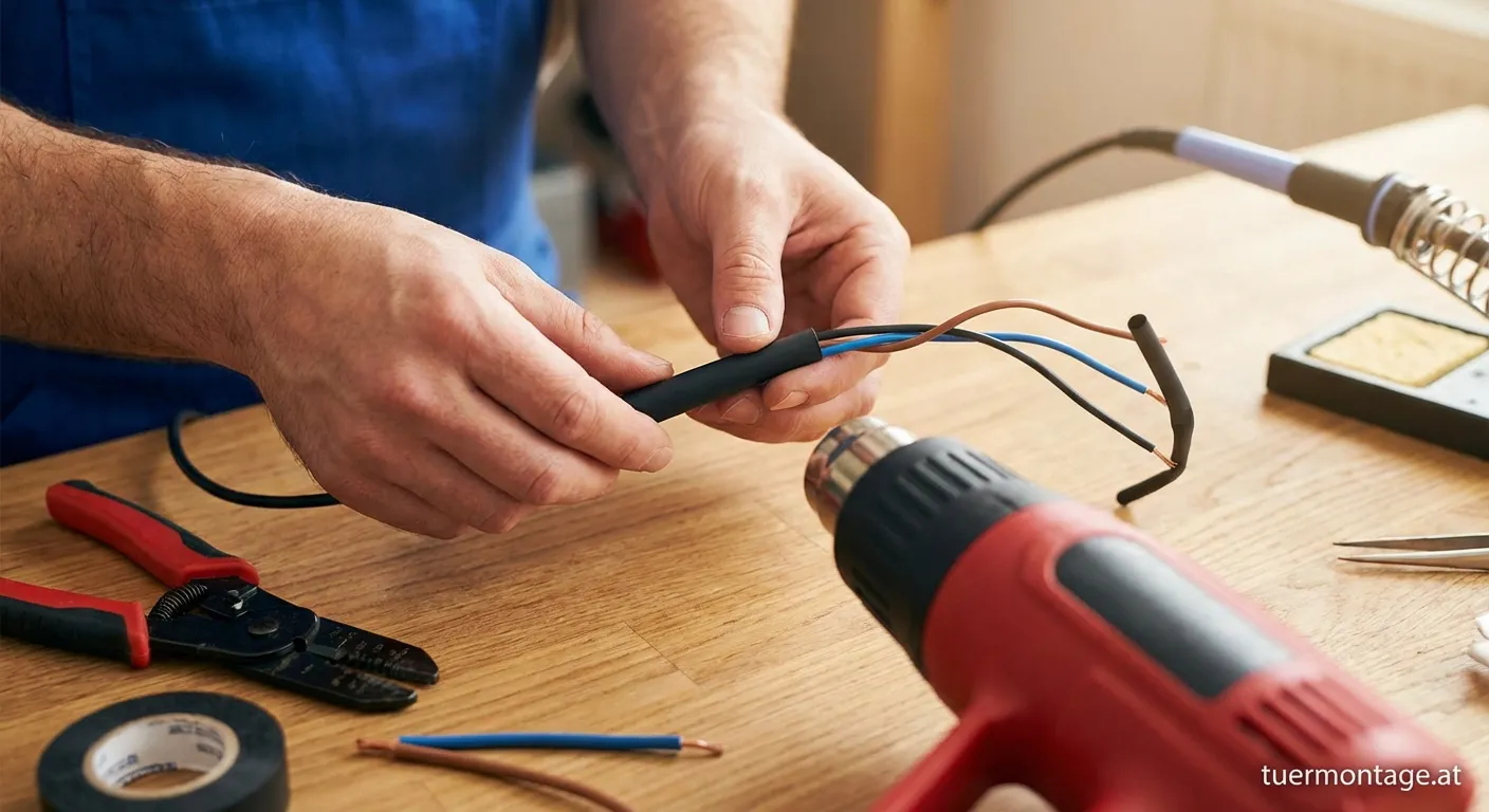 Kabelreparatur: Fachgerecht Schrumpfschlauch isolieren mit Heißluft